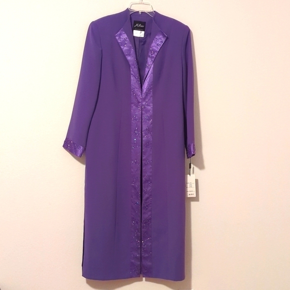 Milano Jackets & Blazers - Milano overall Purple Women's coat. Size 12.